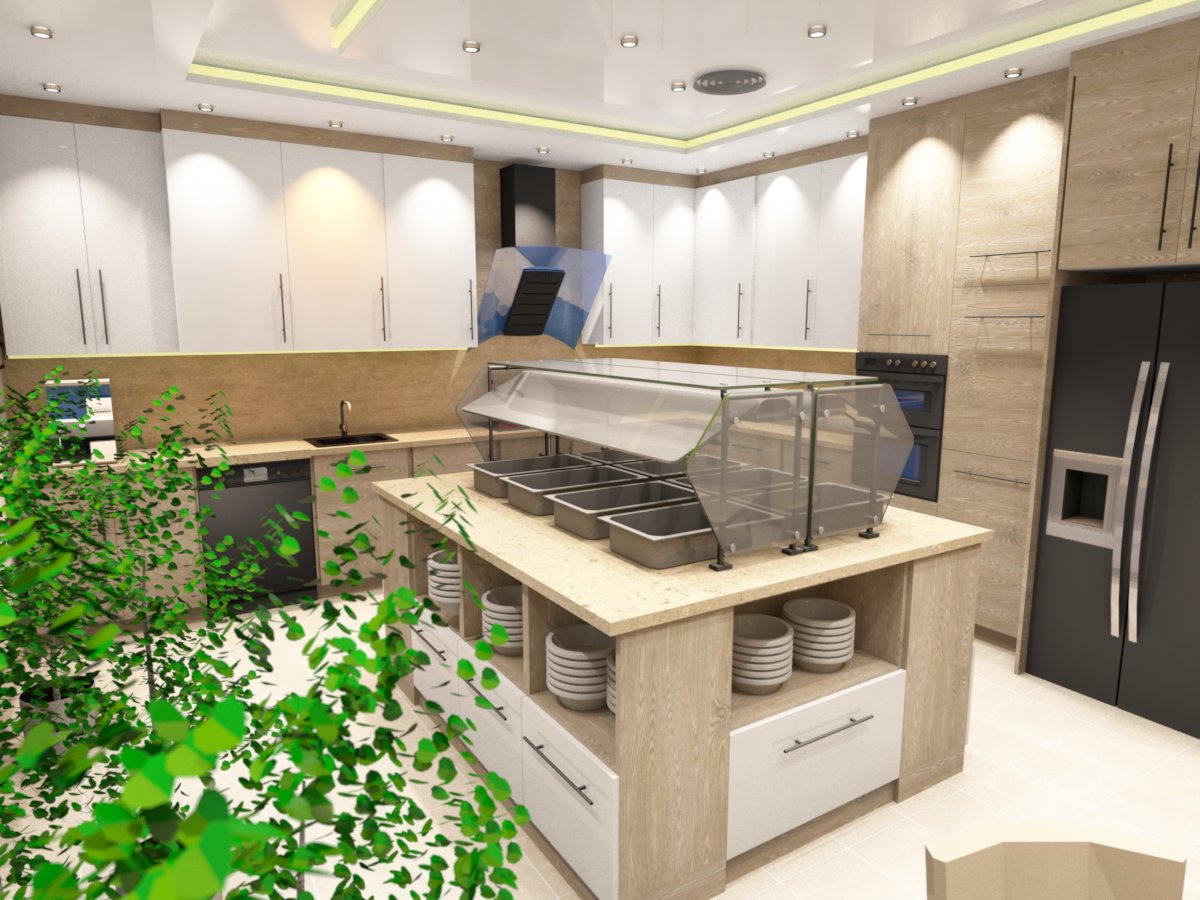 Telek Paprika Office Building - Kitchen & Dining